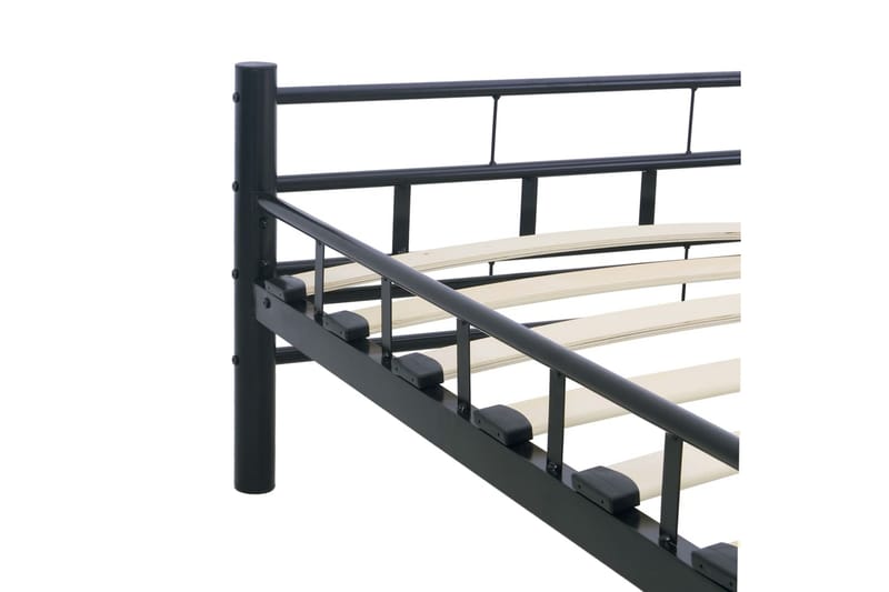 Sengeramme svart stål 200x200 cm - Møbler - Senger - Sengeramme & sengestamme