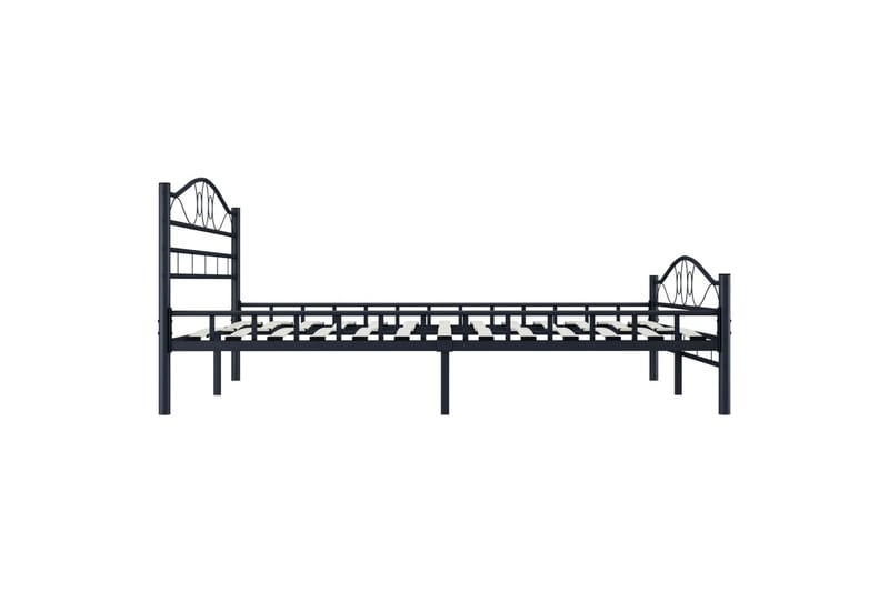 Sengeramme svart stål 200x200 cm - Møbler - Senger - Sengeramme & sengestamme