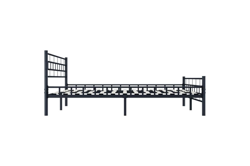 Sengeramme svart stål 200x200 cm - Møbler - Senger - Sengeramme & sengestamme