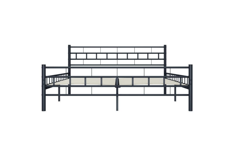 Sengeramme svart stål 200x200 cm - Møbler - Senger - Sengeramme & sengestamme