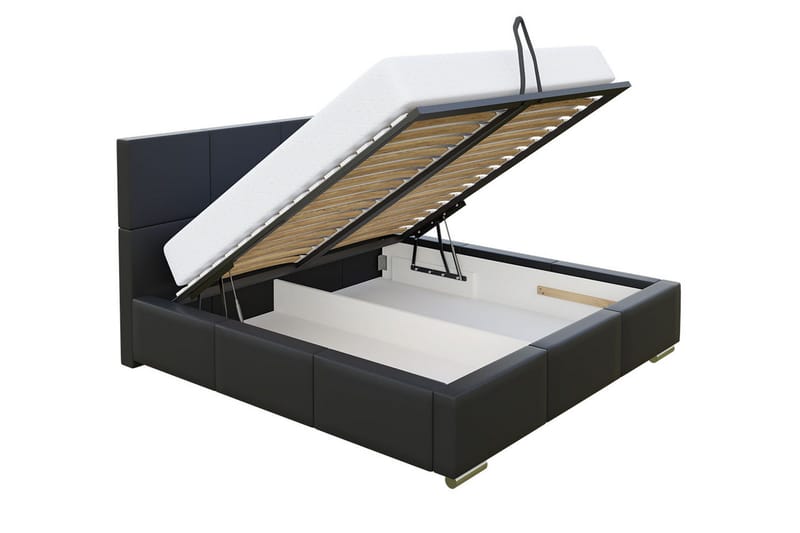 Sirdal Seng 180x200 - Matt Grå - Møbler - Senger - Sengeramme & sengestamme