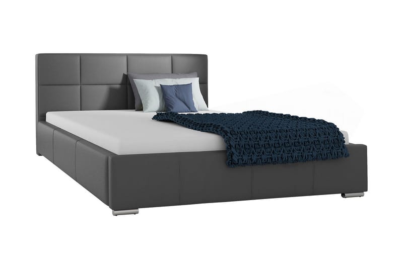 Sirdal Seng 180x200, Matt Grå