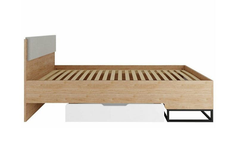 Staffin Sengeramme 90x200 cm - Hvid - Sengeramme & sengestamme