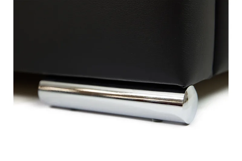 Stavanger Seng med Oppbevaring 140x200 - Svart - Møbler - Senger - Sengeramme & sengestamme