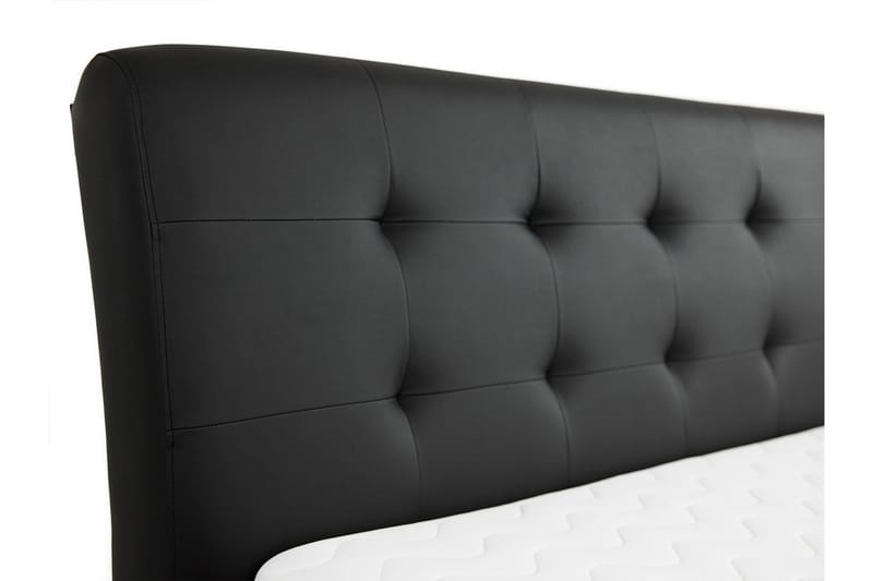 Stavanger Seng med Oppbevaring 160x200 - Hvit - Møbler - Senger - Sengeramme & sengestamme