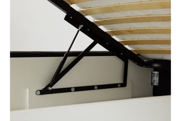 Stavanger Seng med Oppbevaring 180x200 - Hvit - Møbler - Senger - Sengeramme & sengestamme