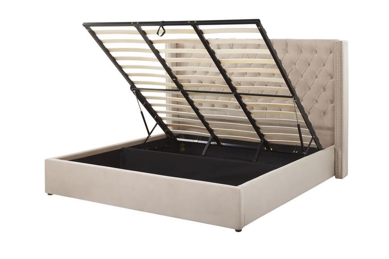 Tajueco Dobbeltseng 180x200 cm - Beige - Møbler - Senger - Sengeramme & sengestamme