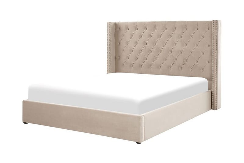 Tajueco Dobbeltseng 180x200 cm - Beige - Møbler - Senger - Sengeramme & sengestamme