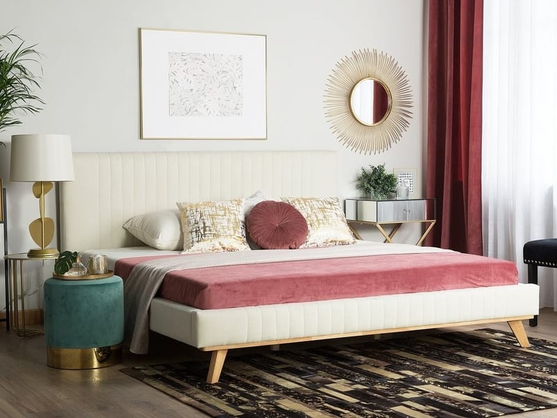 Talence Dobbeltseng 160 | 200 cm - Beige - Møbler - Senger - Sengeramme & sengestamme