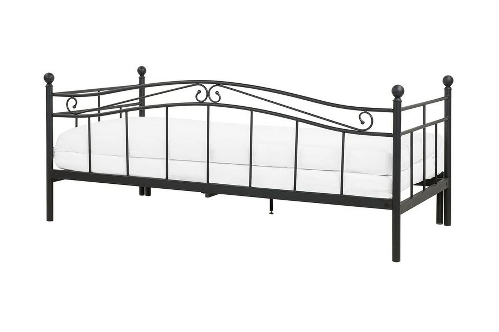 Tulle Dobbeltseng 90-180 | 200 cm - Svart - Møbler - Senger - Sengeramme & sengestamme