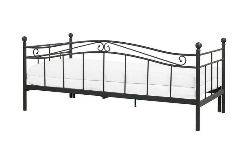 Tulle Dobbeltseng 90-180 | 200 cm - Svart - Møbler - Senger - Sengeramme & sengestamme