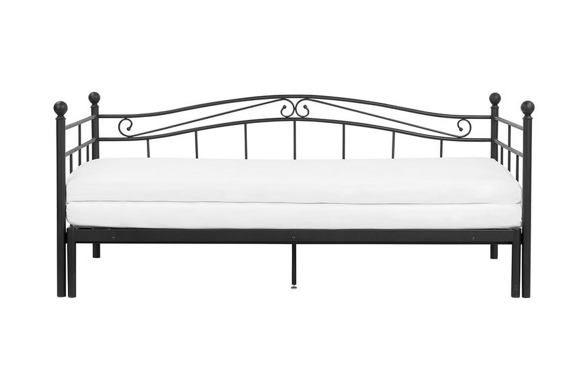 Tulle Dobbeltseng 90-180 | 200 cm - Svart - Møbler - Senger - Sengeramme & sengestamme