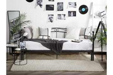 Tulle Dobbeltseng 90-180 | 200 cm - Svart - Møbler - Senger - Sengeramme & sengestamme