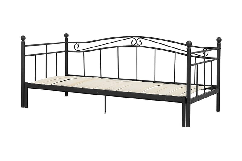 Tulle Dobbeltseng 90-180 | 200 cm - Svart - Møbler - Senger - Sengeramme & sengestamme
