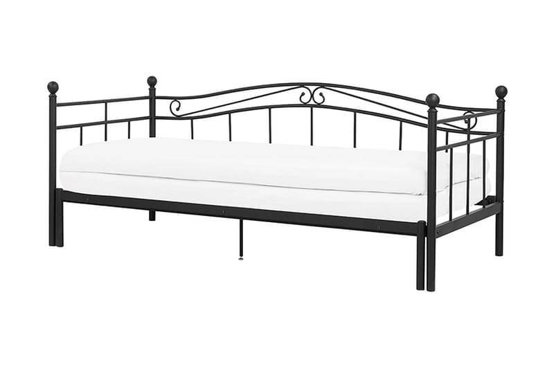 Tulle Dobbeltseng 90-180 | 200 cm - Svart - Møbler - Senger - Sengeramme & sengestamme