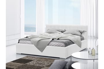 Vento Sengeramme med Oppbevaring 180x200 - Hvit - Møbler - Senger - Sengeramme & sengestamme