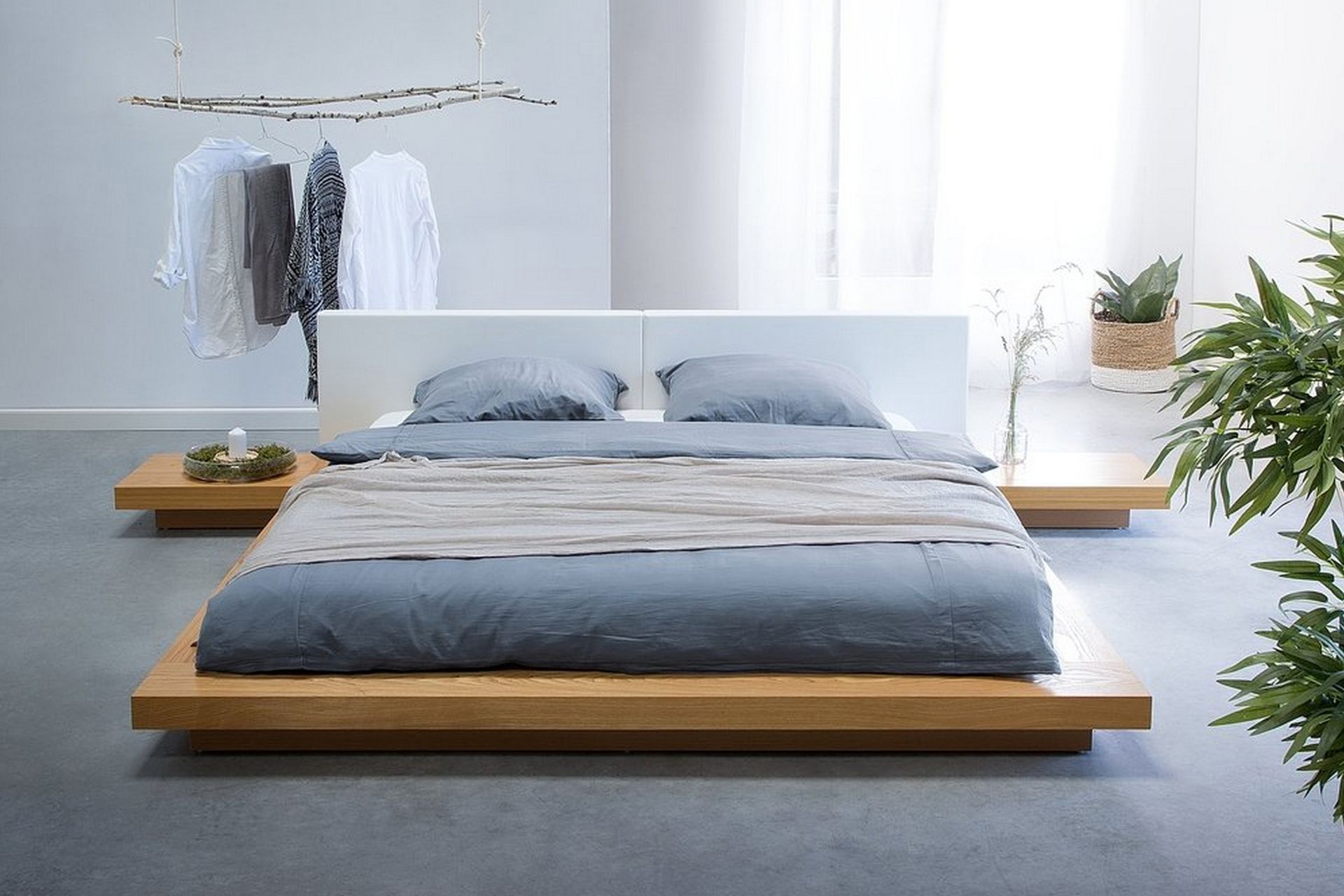Zen Dobbeltseng 180 | 200 cm - Tre / Natur - Møbler - Senger - Sengeramme & sengestamme