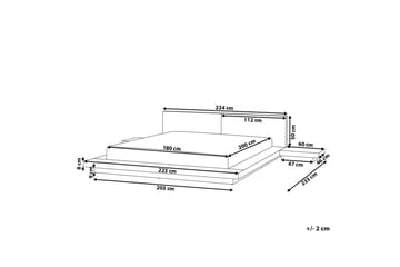 Zen Dobbeltseng 180 | 200 cm - Tre / Natur - Møbler - Senger - Sengeramme & sengestamme