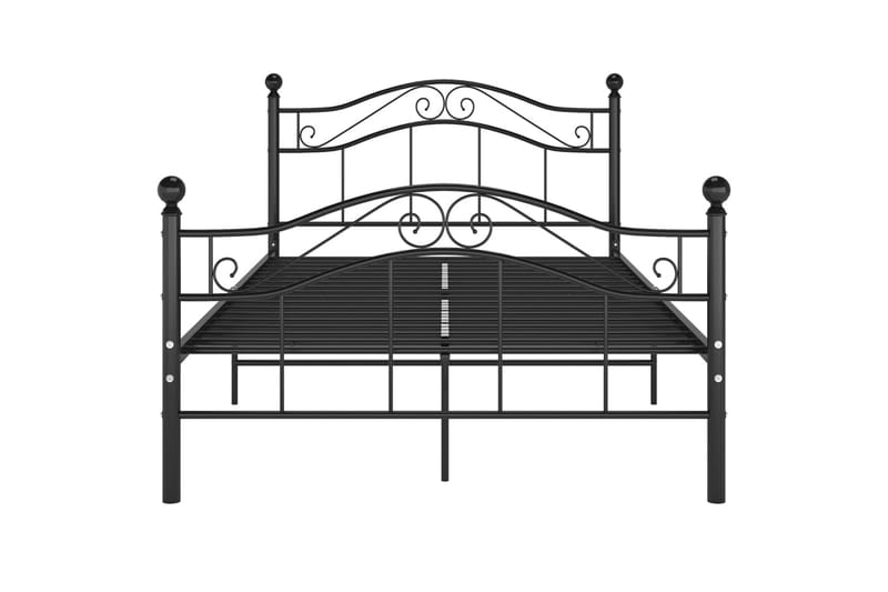 Sengeramme svart metall 120x200 cm - Svart - Møbler - Senger - Sengeramme & sengestamme