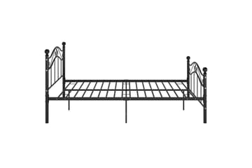 Sengeramme svart metall 120x200 cm - Svart - Møbler - Senger - Sengeramme & sengestamme