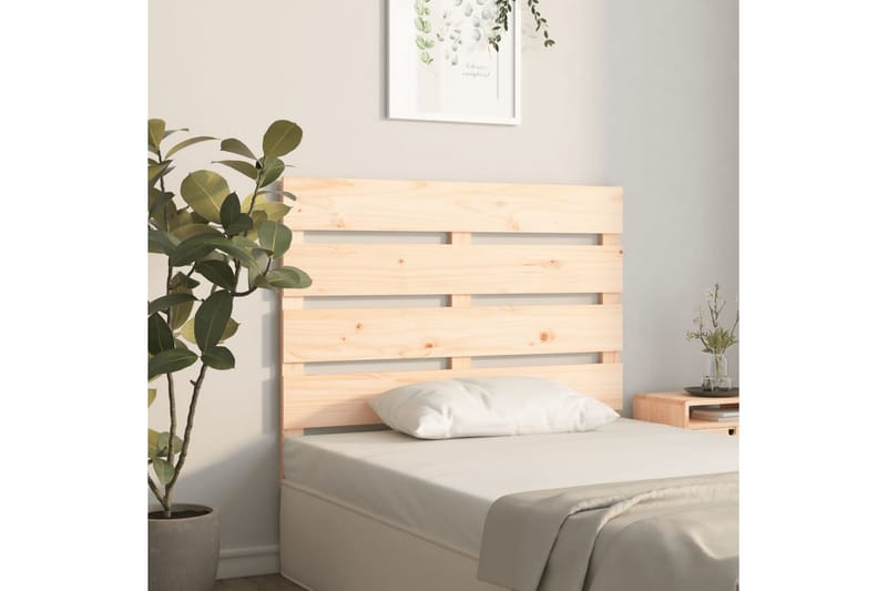 beBasic Sengegavl 100x3x80 cm heltre furu - Brun - Møbler - Senger - Sengetilbehør & sengegavl - Sengegavl