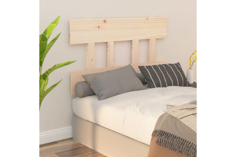 beBasic Sengegavl 103,5x3x81 cm heltre furu - Brun - Møbler - Senger - Sengetilbehør & sengegavl - Sengegavl
