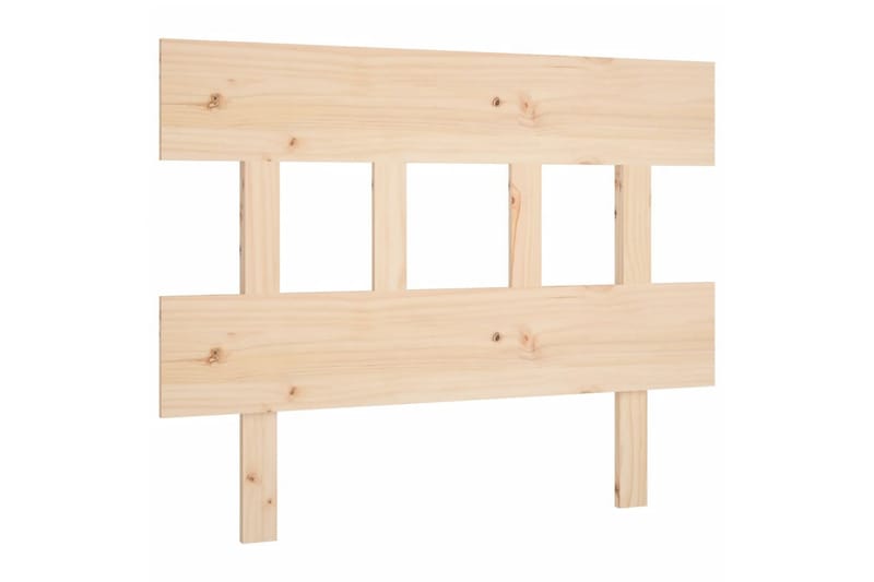 beBasic Sengegavl 103,5x3x81 cm heltre furu - Brun - Sengegavl