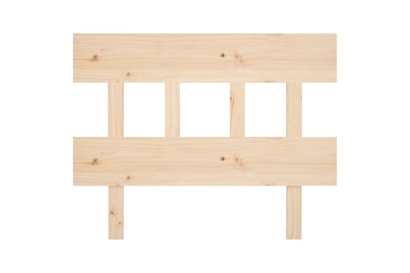 beBasic Sengegavl 103,5x3x81 cm heltre furu - Brun - Møbler - Senger - Sengetilbehør & sengegavl - Sengegavl