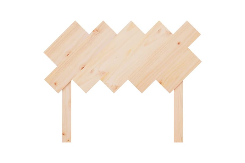 beBasic Sengegavl 104x3x80,5 cm heltre furu - Brun - Møbler - Senger - Sengetilbehør & sengegavl - Sengegavl