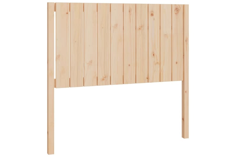 beBasic Sengegavl 105,5x4x100 cm heltre furu - Brun - Sengegavl