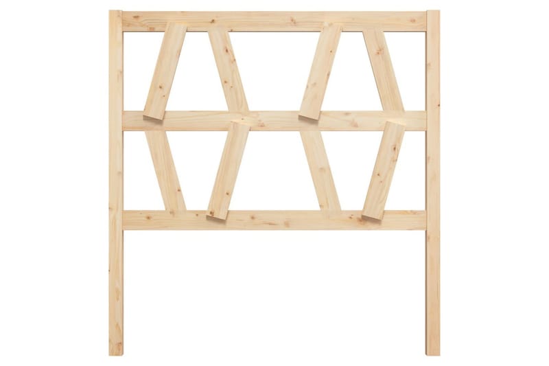 beBasic Sengegavl 106x4x100 cm heltre furu - Brun - Møbler - Senger - Sengetilbehør & sengegavl - Sengegavl