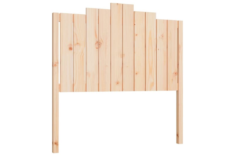 beBasic Sengegavl 106x4x110 cm heltre furu - Brun - Sengegavl