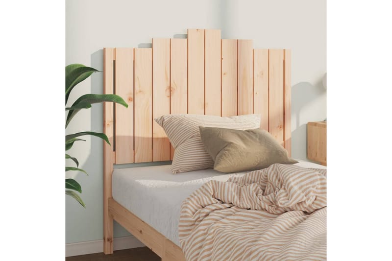 beBasic Sengegavl 106x4x110 cm heltre furu - Brun - Møbler - Senger - Sengetilbehør & sengegavl - Sengegavl