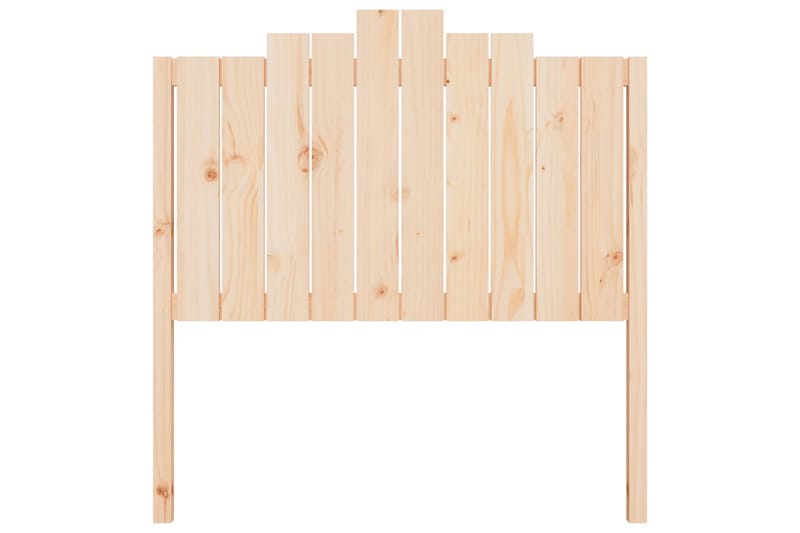 beBasic Sengegavl 106x4x110 cm heltre furu - Brun - Sengegavl