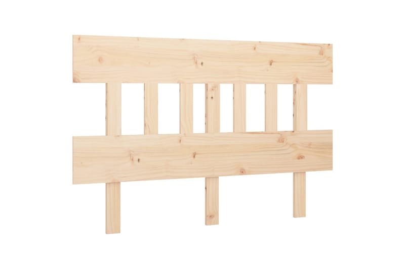 beBasic Sengegavl 123,5x3x81 cm heltre furu - Brun - Sengegavl