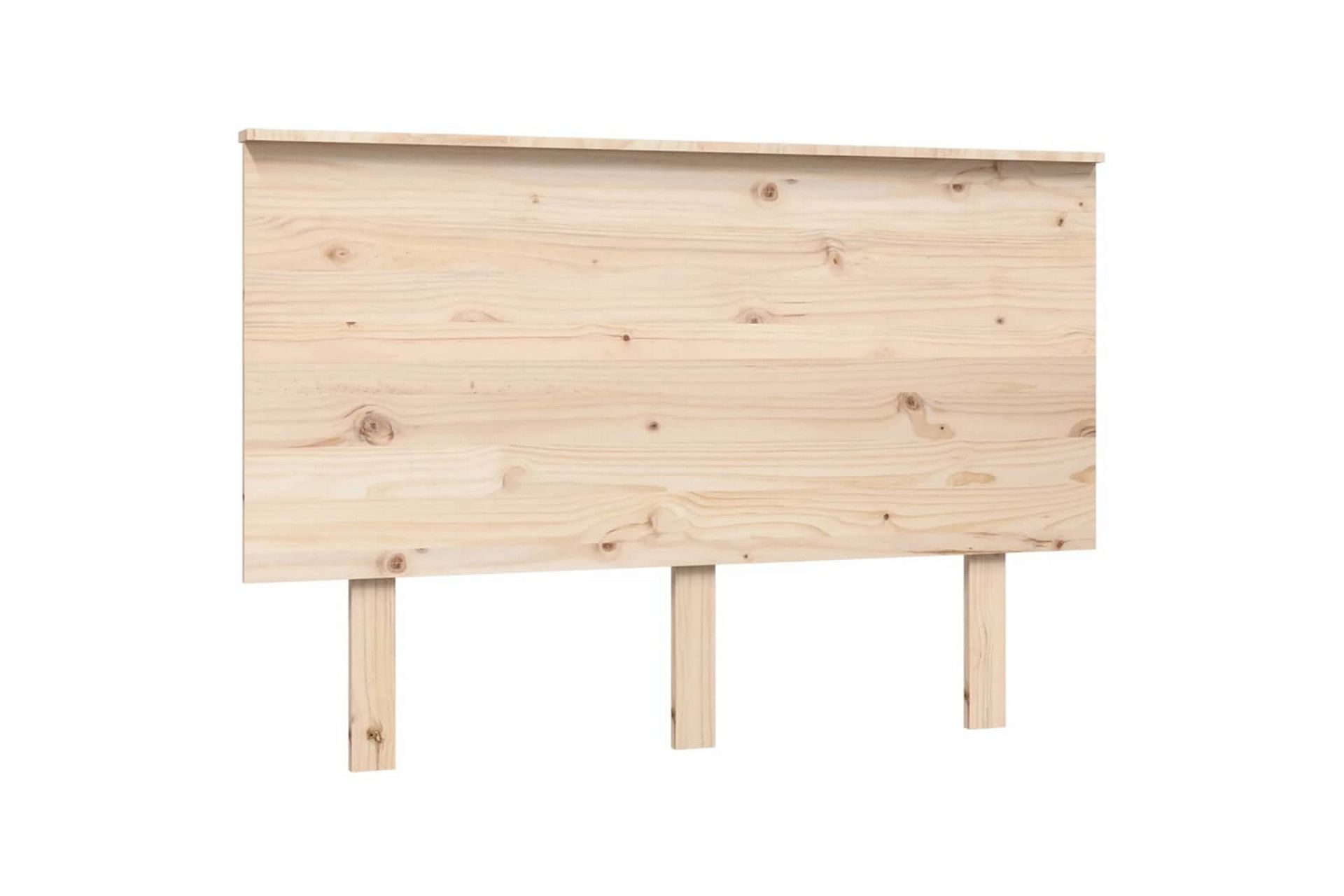 beBasic Sengegavl 124x6x82,5 cm heltre furu - Brun - Møbler - Senger - Sengetilbehør & sengegavl - Sengegavl
