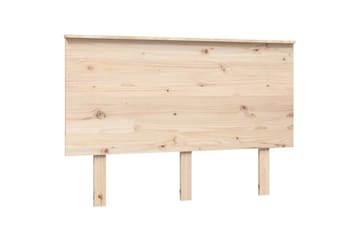 beBasic Sengegavl 124x6x82,5 cm heltre furu - Brun - Møbler - Senger - Sengetilbehør & sengegavl - Sengegavl