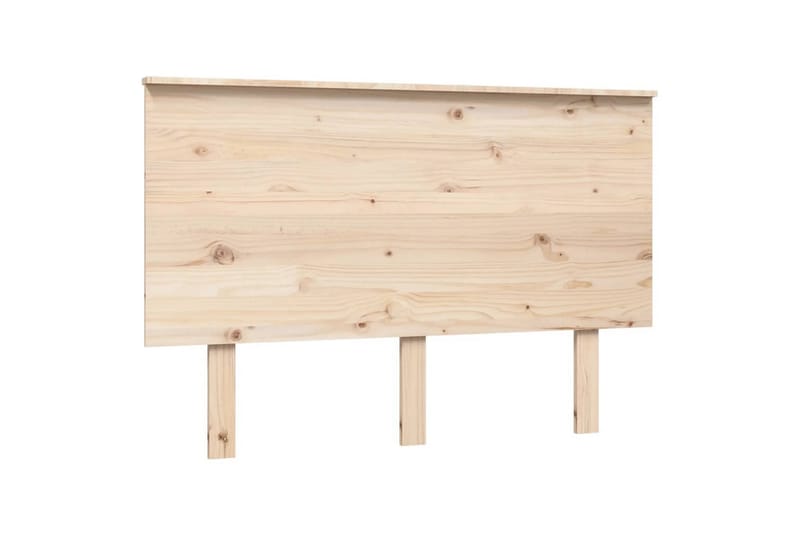 beBasic Sengegavl 124x6x82,5 cm heltre furu - Brun - Møbler - Senger - Sengetilbehør & sengegavl - Sengegavl