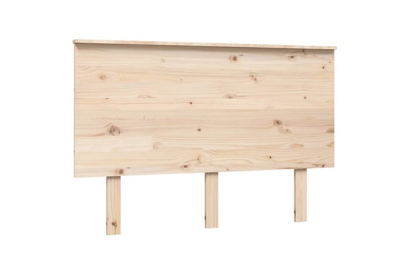 beBasic Sengegavl 124x6x82,5 cm heltre furu - Brun - Sengegavl