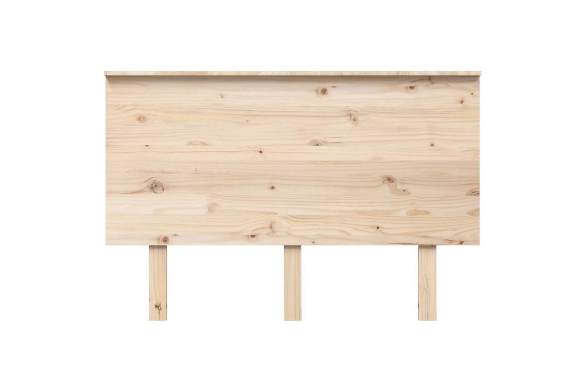 beBasic Sengegavl 124x6x82,5 cm heltre furu - Brun - Møbler - Senger - Sengetilbehør & sengegavl - Sengegavl