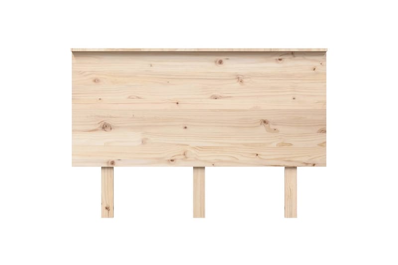 beBasic Sengegavl 124x6x82,5 cm heltre furu - Brun - Sengegavl