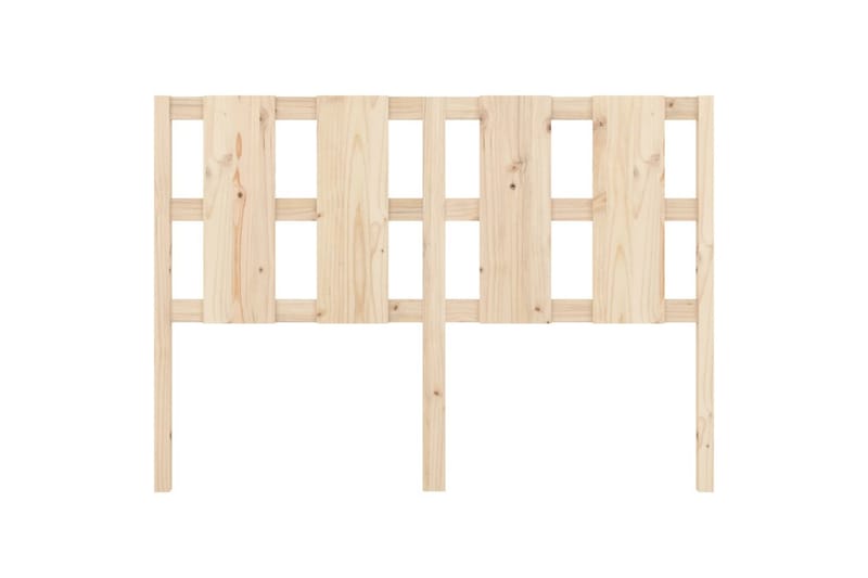 beBasic Sengegavl 125,5x4x100 cm heltre furu - Brun - Møbler - Senger - Sengetilbehør & sengegavl - Sengegavl