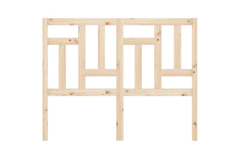 beBasic Sengegavl 125,5x4x100 cm heltre furu - Brun - Møbler - Senger - Sengetilbehør & sengegavl - Sengegavl