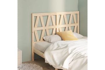 beBasic Sengegavl 126x4x100 cm heltre furu - Brun - Møbler - Senger - Sengetilbehør & sengegavl - Sengegavl