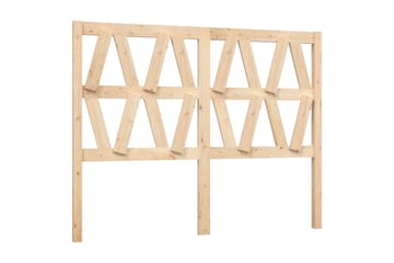 beBasic Sengegavl 126x4x100 cm heltre furu - Brun - Møbler - Senger - Sengetilbehør & sengegavl - Sengegavl