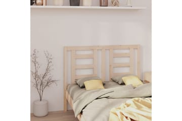 beBasic Sengegavl 126x4x100 cm heltre furu - Brun - Møbler - Senger - Sengetilbehør & sengegavl - Sengegavl
