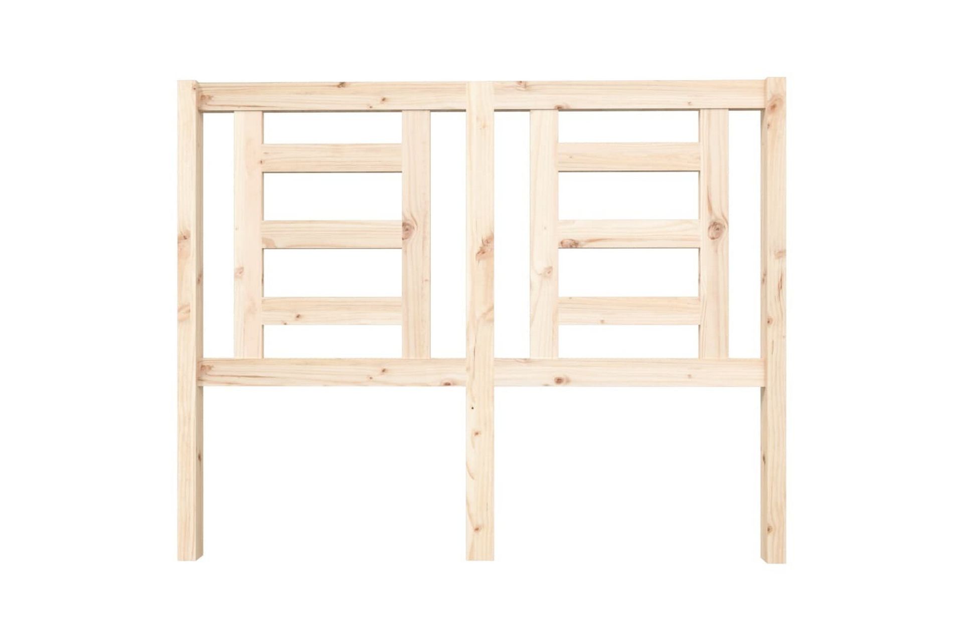 beBasic Sengegavl 126x4x100 cm heltre furu - Brun - Møbler - Senger - Sengetilbehør & sengegavl - Sengegavl