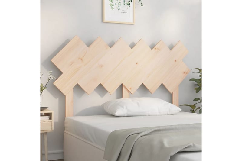beBasic Sengegavl 132x3x81 cm heltre furu - Brun - Møbler - Senger - Sengetilbehør & sengegavl - Sengegavl