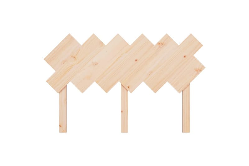 beBasic Sengegavl 132x3x81 cm heltre furu - Brun - Møbler - Senger - Sengetilbehør & sengegavl - Sengegavl