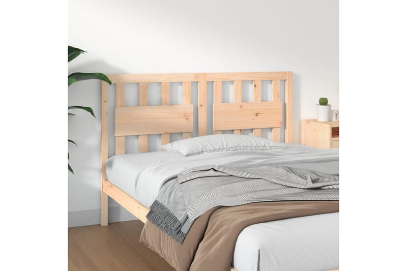 beBasic Sengegavl 140,5x4x100 cm heltre furu - Brun - Møbler - Senger - Sengetilbehør & sengegavl - Sengegavl
